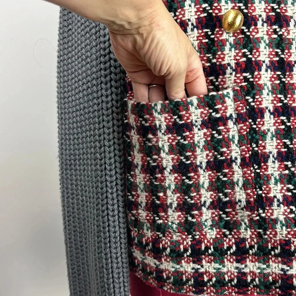 Philosophy Di Lorenzo Serafini boxy wool sweater jacket with peter pan collar - Picture 17 of 17